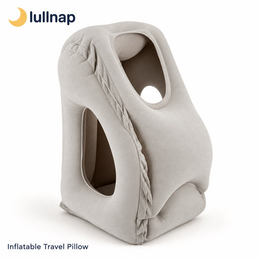 Lullnap Inflatable Travel Nap Pillow